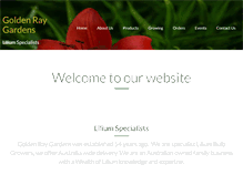Tablet Screenshot of goldenray.com.au